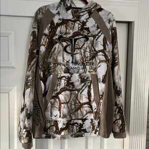True Timber Camo Women's Hoodie - Brown and White